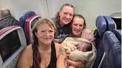 Delta Airline Flight Attendants Help Woman Give Birth Midflight