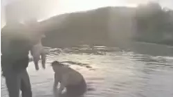 La mujer que se lanzó al río Grande con un bebé en sus brazos enfrenta graves cargos