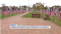 Flags on display in Norwalk to honor veterans ahead of holiday