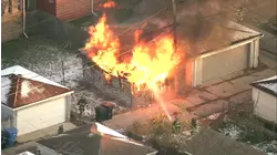 WATCH: Chicago firefighters battle fire at 85th and Stony Island Avenue