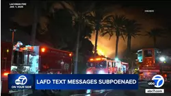 Federal grand jury subpoenas LAFD for text messages regarding Palisades Fire, report says