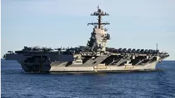 US Carrier Arrives in Caribbean in Military Buildup Near Venezuela