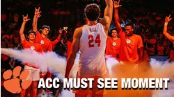 Clemson's PJ Hall Swats One Back To Winston-Salem | ACC Must See Moment