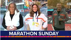 Eyewitness News reporters along the race route