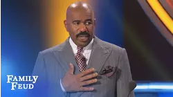 Steve FLIPS OFF the board!!! | Family Feud