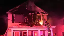 Man killed, adult son injured in Huntington Station house fire