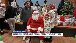 Local families celebrate the holiday season at 'Hemp Dale' Christmas party