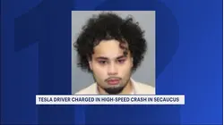 Secaucus man arrested after striking car while driving nearly 3x speed limit