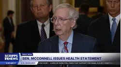Sen. McConnell says fall led to his hospitalization, breaking weeks of silence