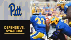 Pittsburgh Defense Shuts Down The Orange