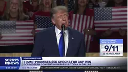 Trump says he'll send Americans $5,000 each 'if Republicans win' in November