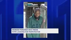 66-year-old woman punched in the face aboard 6 train; attacker on the run