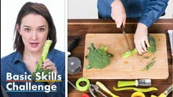 50 People Try To Cut Broccoli into Florets