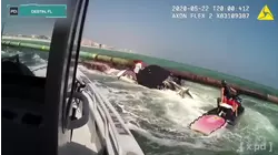 Florida Man Tries His Luck In Canal