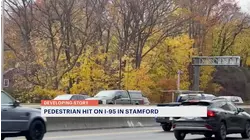 Portion of I-95 north in Stamford reopens following pedestrian struck