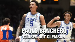 Paolo Banchero Closes Out Clemson For Duke Win