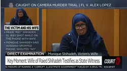 Caught on Camera Murder Trial: Victim's Wife Takes Stand