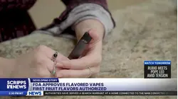 FDA announces its first OK of fruit-flavored e-cigarettes for adults
