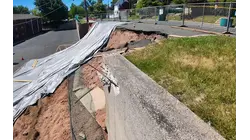 Retaining wall collapse shuts Ridgefield Park road with yearlong repair timeline for reopening
