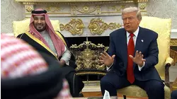 Trump defends Saudi crown prince, dismisses question about journalist's murder