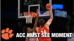 Clemson Star PJ Hall Forces Overtime | ACC Must See Moment