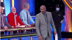 Epic fail! Steve Harvey's stylist barges in during Family Feud!