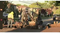 Unusual pickle juice sewer spill closes Wayne street while Fair Lawn crews race to fix damaged water main