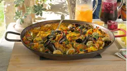 Paella on an Open Fire