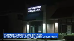 Former patients sue Batavia chiropractor charged with child porn
