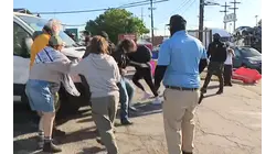 Tensions rise as ICE officers remove protestor barricades outside Newark detention center