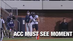 Wake Forest Opens Their Bag Of Trick Plays | ACC Must See Moment