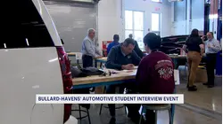 Bullard-Havens automotive students participate in interviews for future employment