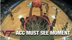 Virginia Tech's Keve Aluma With The Big Dunk In Brooklyn | Must See Moment