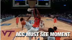 Virginia Tech's Keve Aluma & Justyn Mutts Slam Home Virginia Tech's 1st ACC Championship | ACC Must See Moment