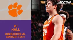 Clemson's PJ Hall Plays Like A Monster At Georgia Tech