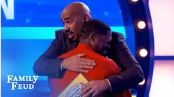 Can Andre survive this answer? Hysterical Fast Money! | Family Feud