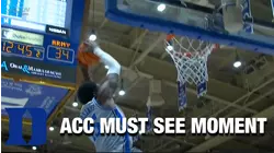 Duke's Mark Williams Hammers The Rim | ACC Must See Moment