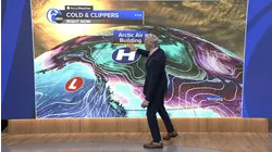 AccuWeather: Brief warmup with rain showers Wednesday