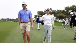 Billy Horschel plays with APGA Cisco Jr. Series winner at Farmers Insurance Open