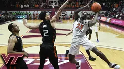 Virginia Tech's Tyrece Radford Defies Physics With His Behind the Backboard Jumper