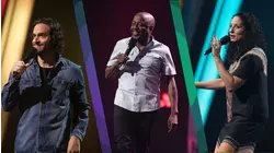 Steve Simeone, Randy, Chris D'Elia, Eman El-Husseini and Donnell Rawlings
