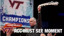 The Virginia Tech Hokies Are ACC Champions | ACC Must See Moment