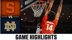 Syracuse vs. Notre Dame Men's Basketball Highlights (2022-23)
