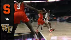 Syracuse vs. Wake Forest Women's Basketball Highlights (2019-20)
