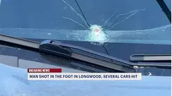 Man shot in foot, cars struck in Longwood shooting