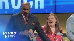 HONEY, your DUDS look better on THIS STUD! | Family Feud
