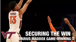CPI Security: Securing The Win: Darius Maddox Walk-off 3 In Overtime