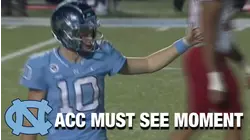 UNC's Drake Maye & Antoine Green Connect on 4th Down To Force OT | ACC Must See Moment