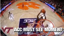 Virginia Tech's Justyn Mutts Tries To Rip Down The Rin | ACC Must See Moment