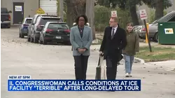 Underwood tours Broadview ICE facility, calls conditions 'terrible'